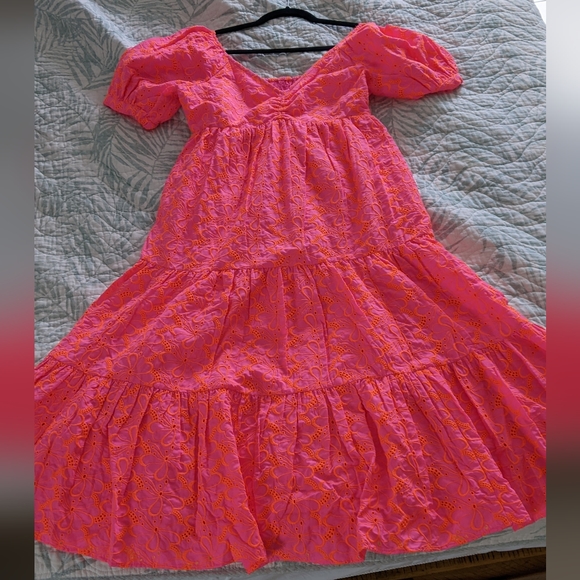 Kina Babydoll Eyelet Midi - Picture 6 of 7